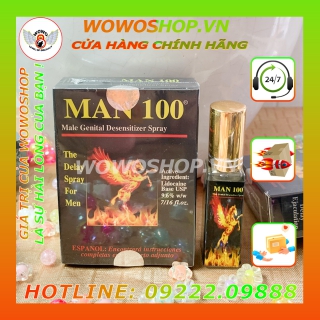 Thuốc Xịt Lâu Ra-Thuốc Lâu Ra-Xịt Kéo Dài Thời Gian Quan Hệ-Chai Xịt Lâu Ra-Man 100-Shop Bao Cao Su Quận 11