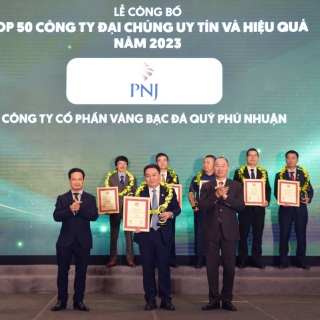 PNJ vào top đầu doanh nghiệp bán lẻ VIX50