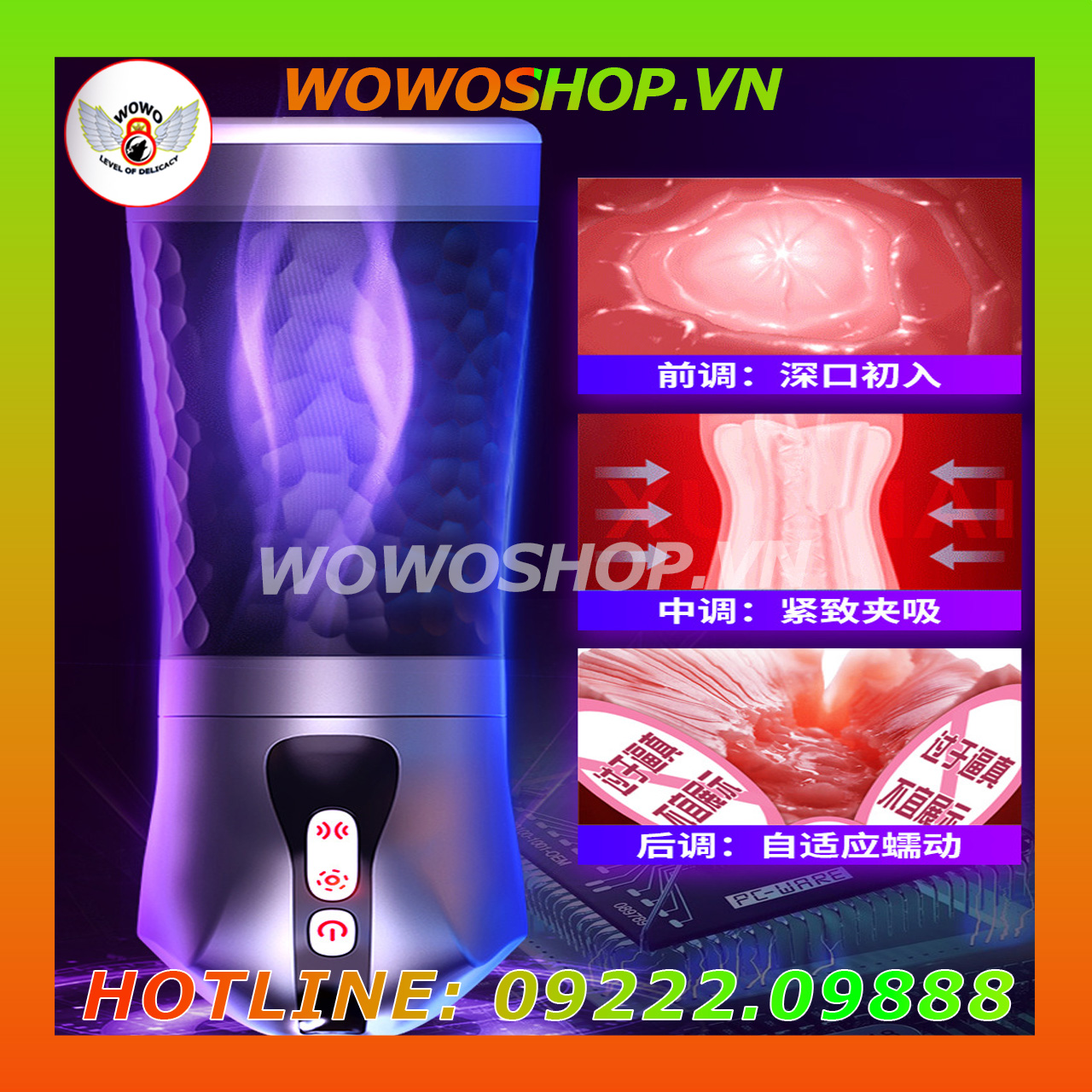 Đồ Chơi Người Lớn|Dụng Cụ Tình Yêu Nam|Âm Đạo Giả Cao Cấp|Lồn Giả|Wowoshop.vn