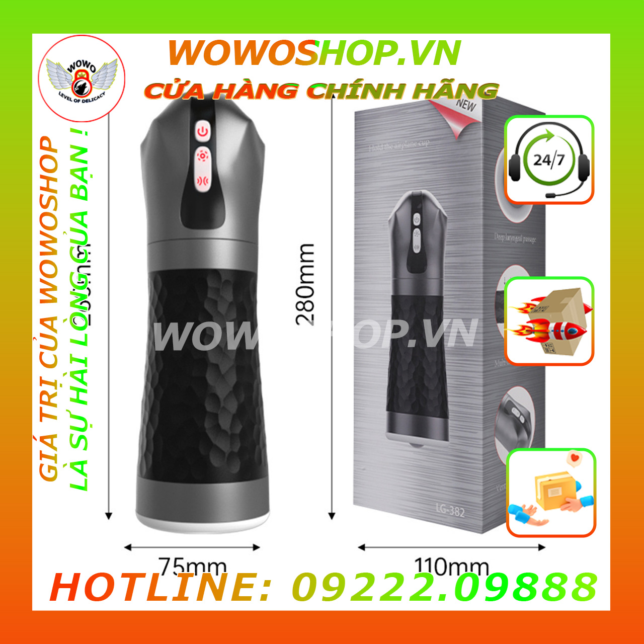 Đồ Chơi Người Lớn|Dụng Cụ Tình Yêu Nam|Âm Đạo Giả Cao Cấp|Lồn Giả|Wowoshop.vn