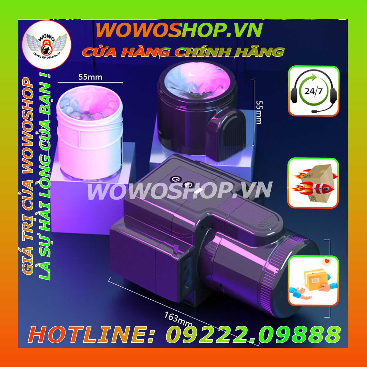 Đồ Chơi Người Lớn|Dụng Cụ Tình Yêu|Âm Đạo Giả|Lồn Giả|Wowoshop