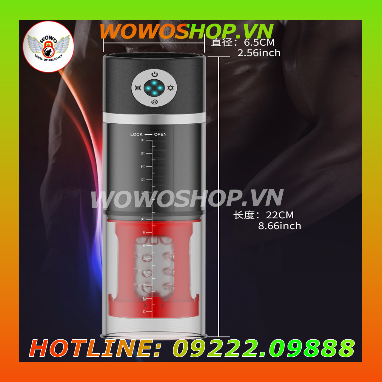 Đồ Chơi Người Lớn|Dụng Cụ Tình Yêu Nam|Âm Đạo Giả|Máy Tập Dương Vật|Wowoshop.vn