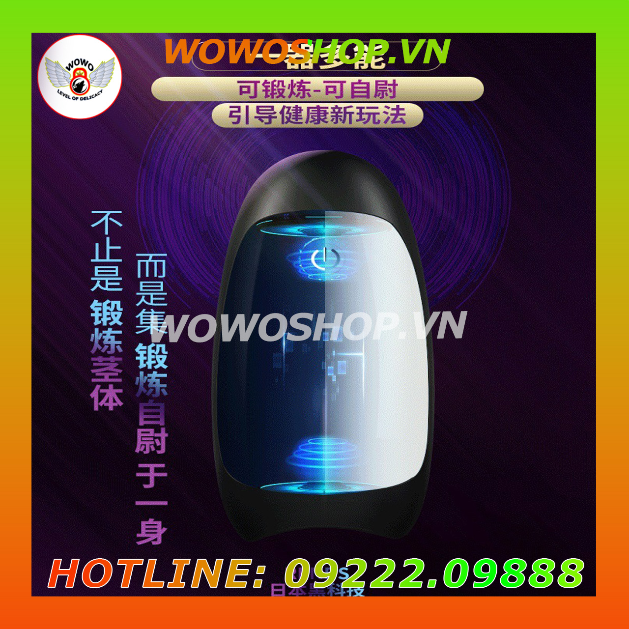 Đồ Chơi Người Lớn|Dụng Cụ Tình Yêu Nam|Máy Tập Dương Vật|Wowoshop.vn