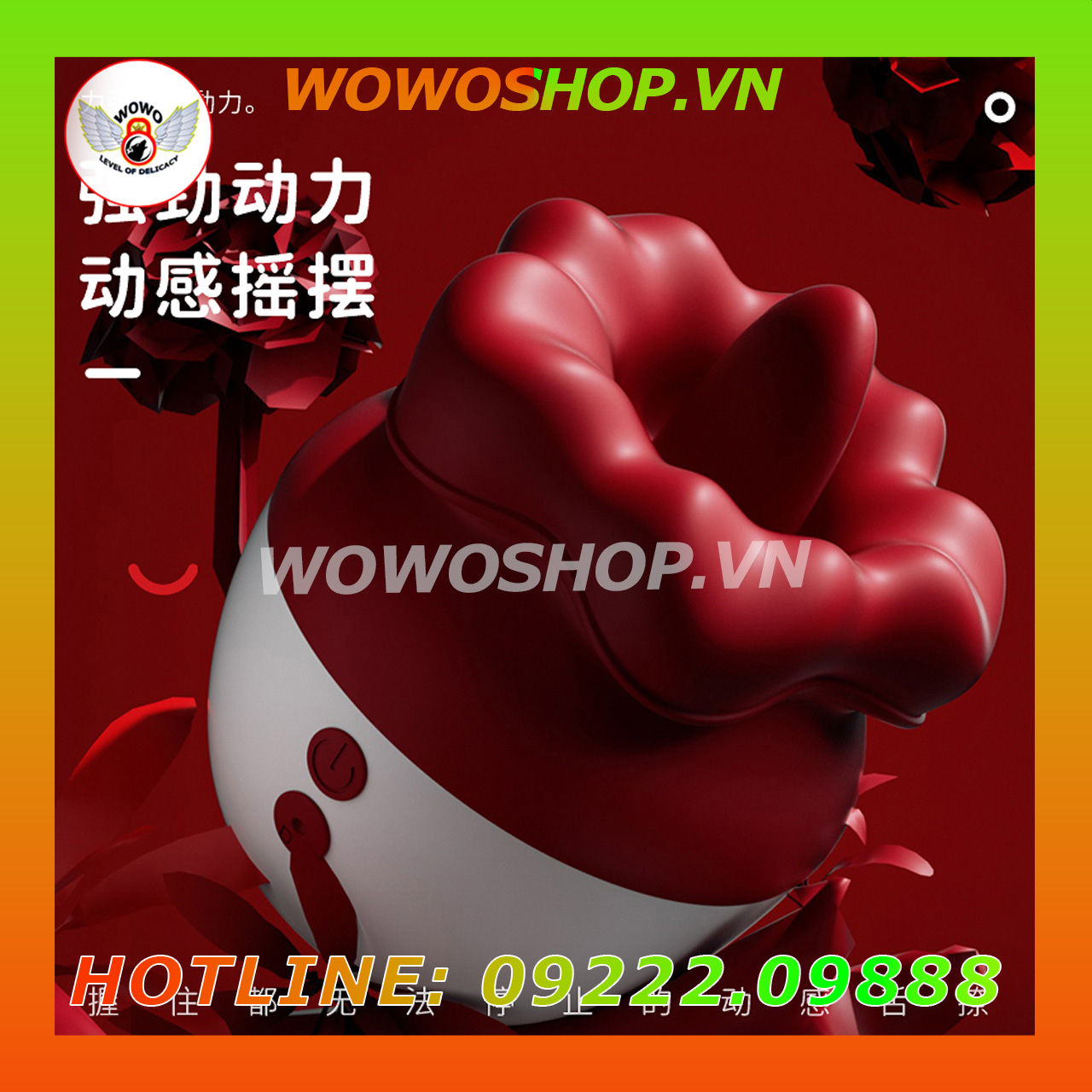 Đồ Chơi Người Lớn|Dụng Cụ Tình Yêu|lưỡi liếm âm đạo|lưỡi rung|Wowoshop
