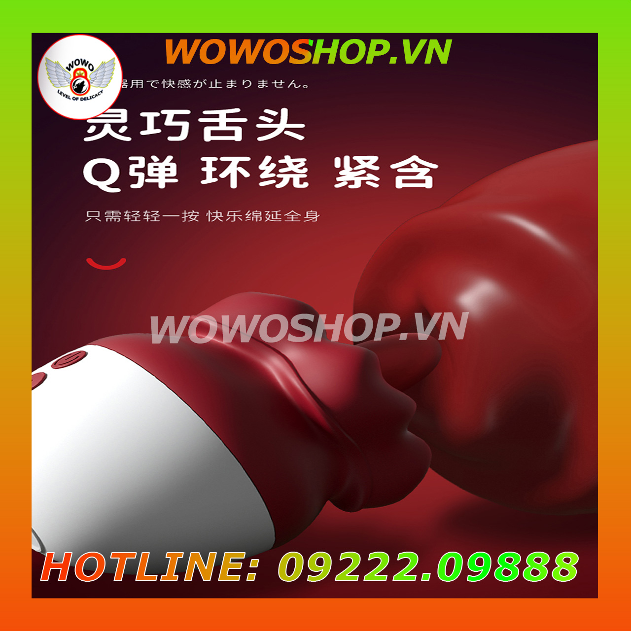 Đồ Chơi Người Lớn|Dụng Cụ Tình Yêu|lưỡi liếm âm đạo|lưỡi rung|Wowoshop