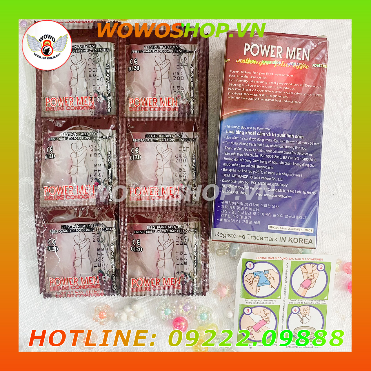 Bao Cao Su|Bao Cao Su Siêu Mỏng|Bao Cao Su Power Men Longer Plus Type|Gân|Gai|Kéo Dài Thời Gian