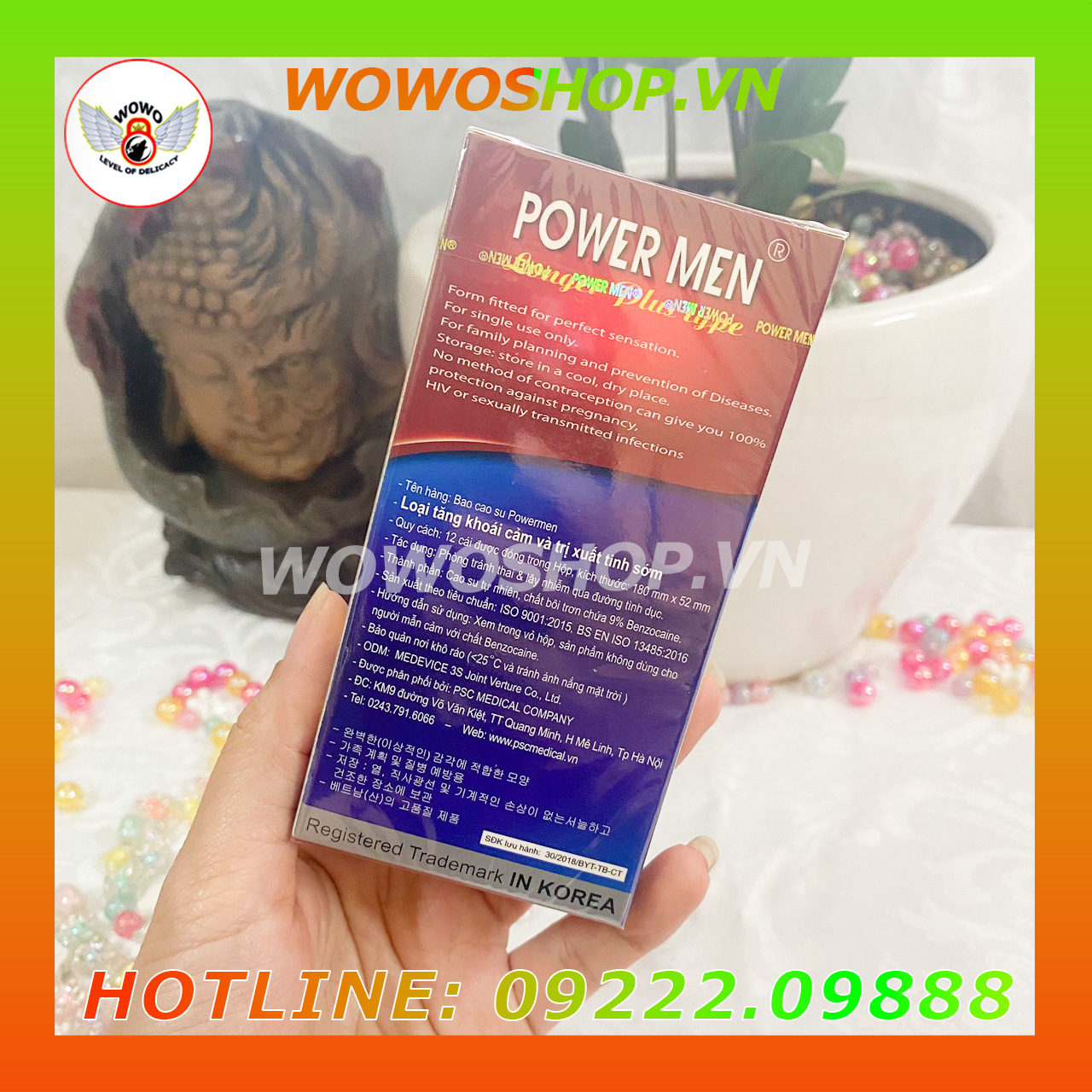 Bao Cao Su|Bao Cao Su Siêu Mỏng|Bao Cao Su Power Men Longer Plus Type|Gân|Gai|Kéo Dài Thời Gian