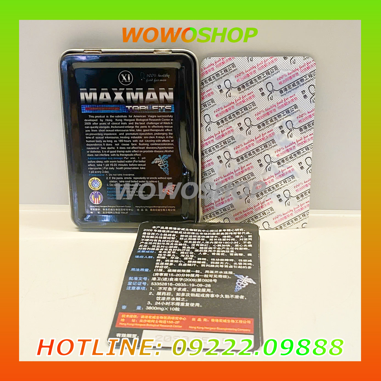 Cường Dương|Tăng Cường Sinh Lý|MMC MaxMan Company Tablets|Wowoshop