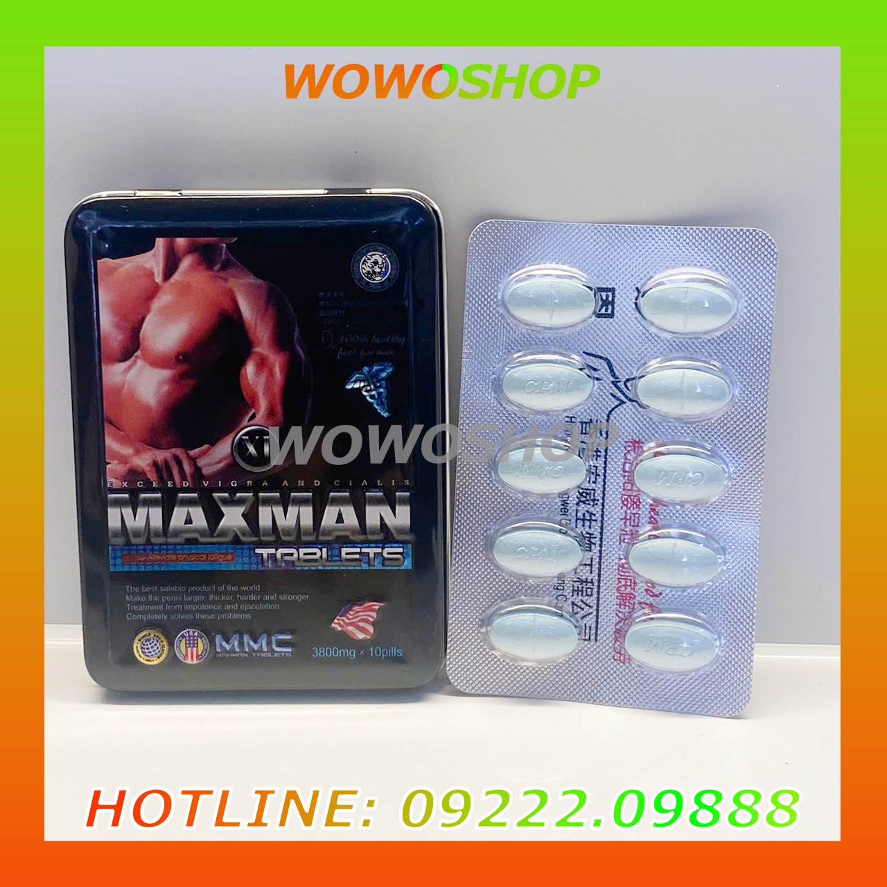 Cường Dương|Tăng Cường Sinh Lý|MMC MaxMan Company Tablets|Wowoshop