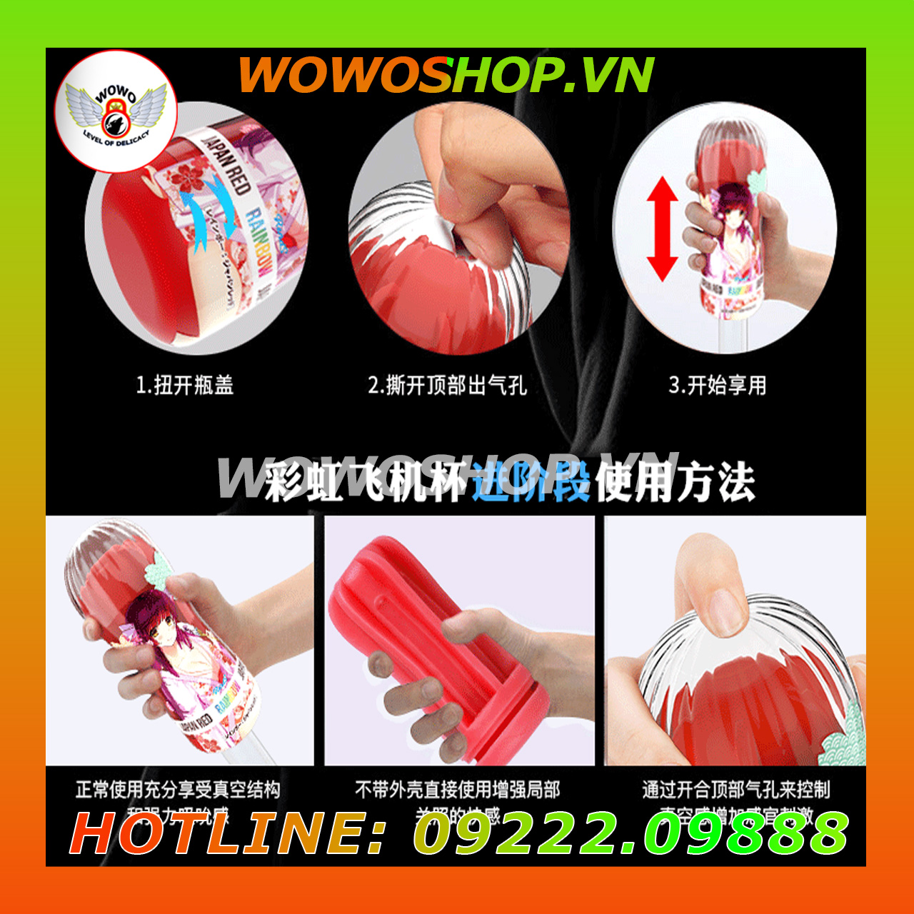 Đồ Chơi Người Lớn|Dụng Cụ Tình Yêu Nam|Âm Đạo Gỉa|Cốc Âm Đạo|Wowoshop.vn