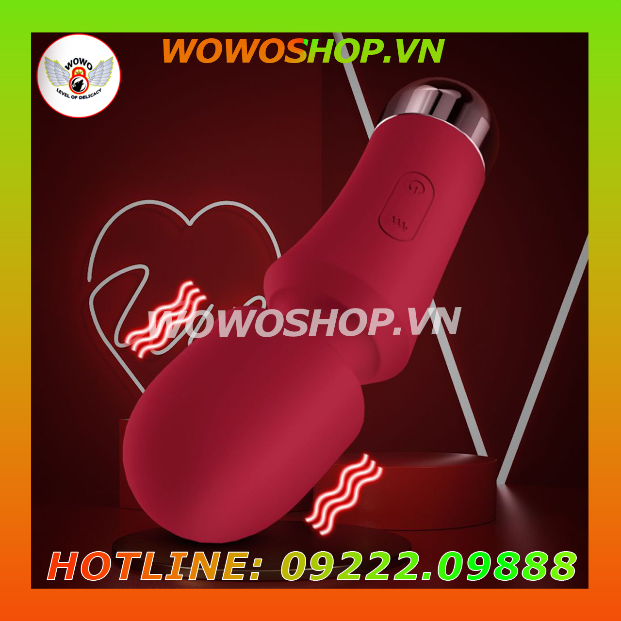 Đồ Chơi Người Lớn|Dụng Cụ Tình Yêu Nữ|Chày Rung Tình Yêu|Wowoshop