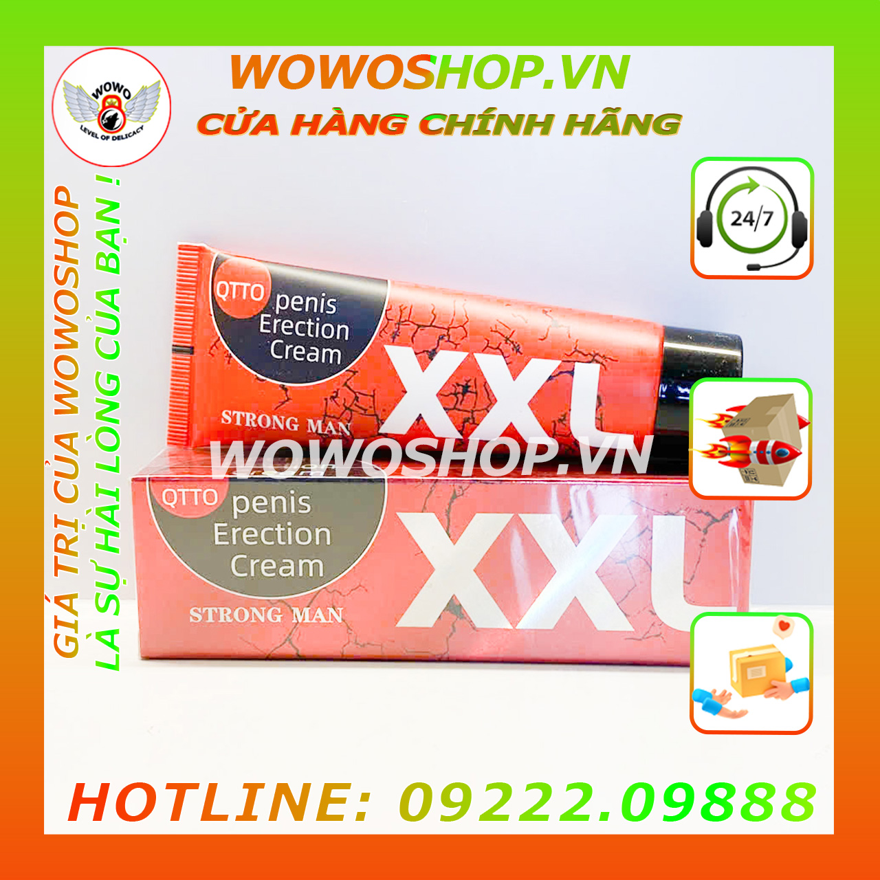 Gel Bôi Trơn|Tăng Cường Cương Dương|Gel Tăng Kích Thước Dương Vật|Wowoshop