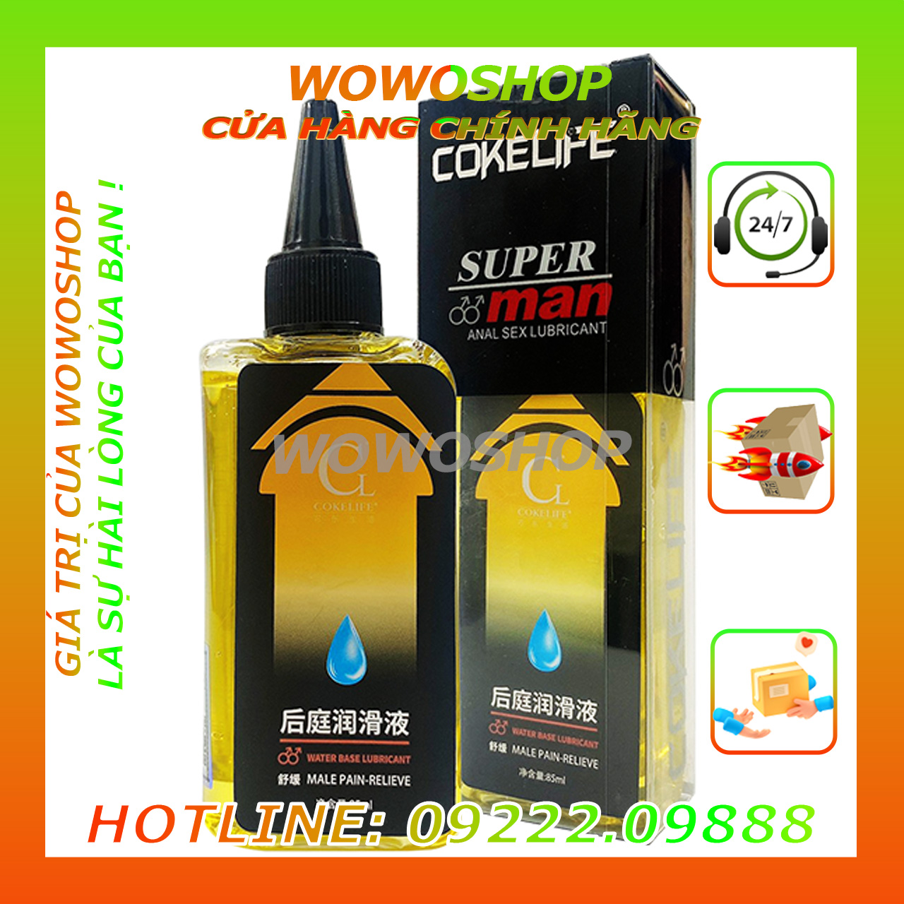 Gel Bôi Trơn Cokelife|Gel Trơn Giảm Đau|Gel Cốc Nước|Gel Tăng Khoái Cảm