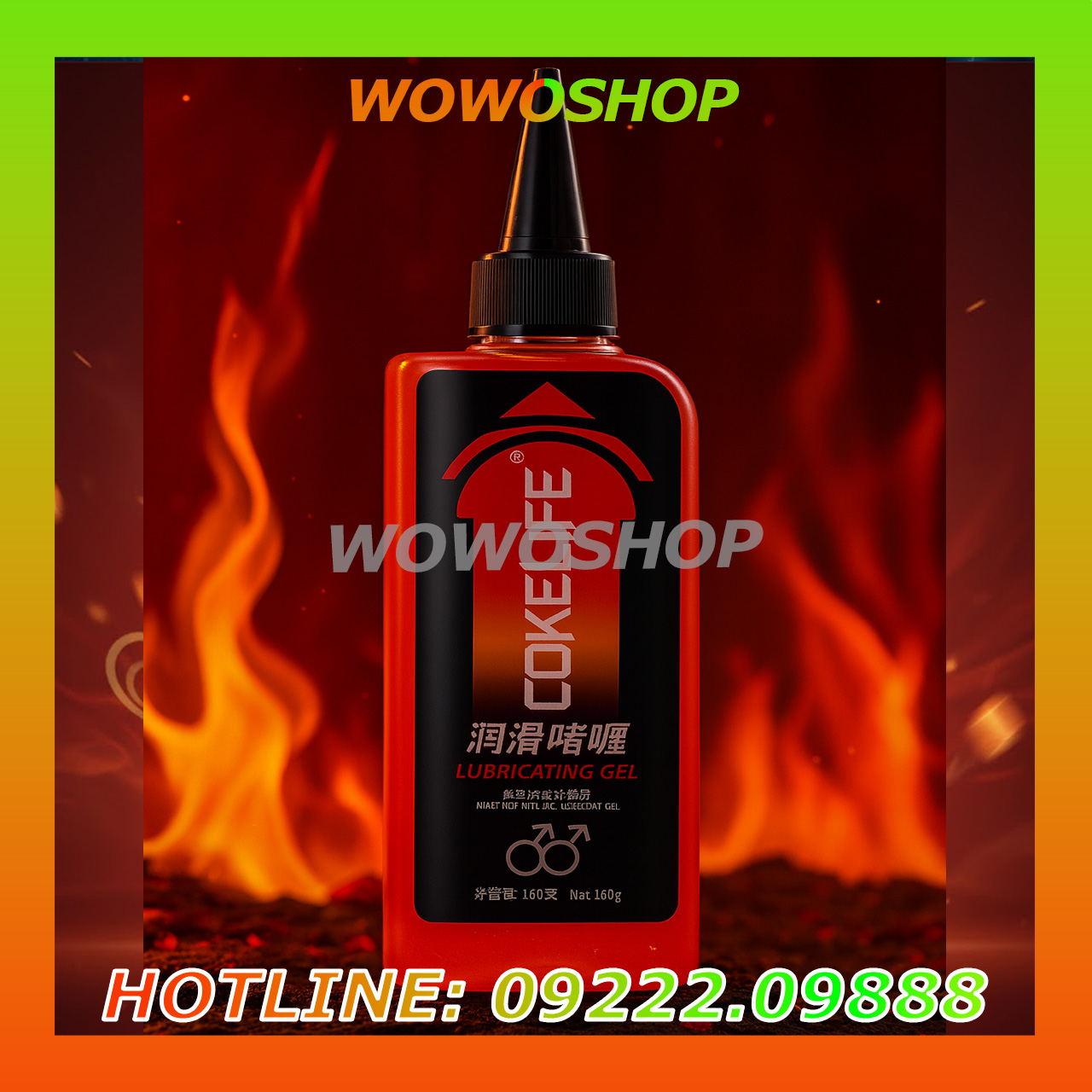 Gel Bôi Trơn Nóng|Cokelife Hot Feeling|Gel Gốc Nước|Gel Khoái Cảm