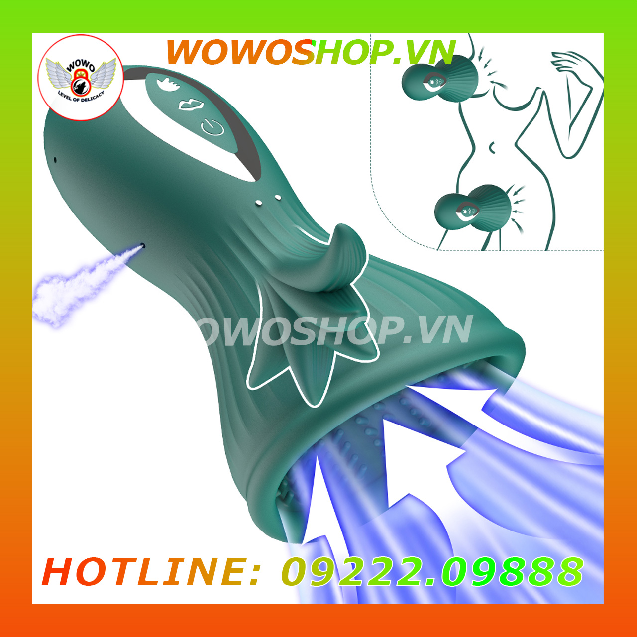 Đồ Chơi Người Lớn|Dụng Cụ Tình Yêu Nữ|Máy Massage Ngực|Wowoshop