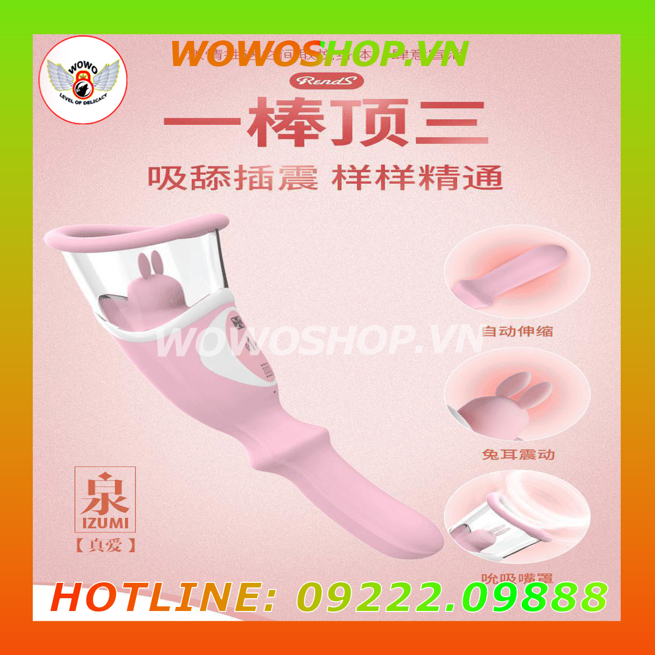 Đồ Chơi Người Lớn|Dụng Cụ Tình Yêu Nữ|Máy Massage Ngực|Wowoshop.vn