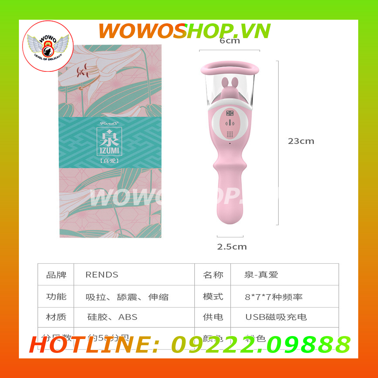 Đồ Chơi Người Lớn|Dụng Cụ Tình Yêu Nữ|Máy Massage Ngực|Wowoshop.vn