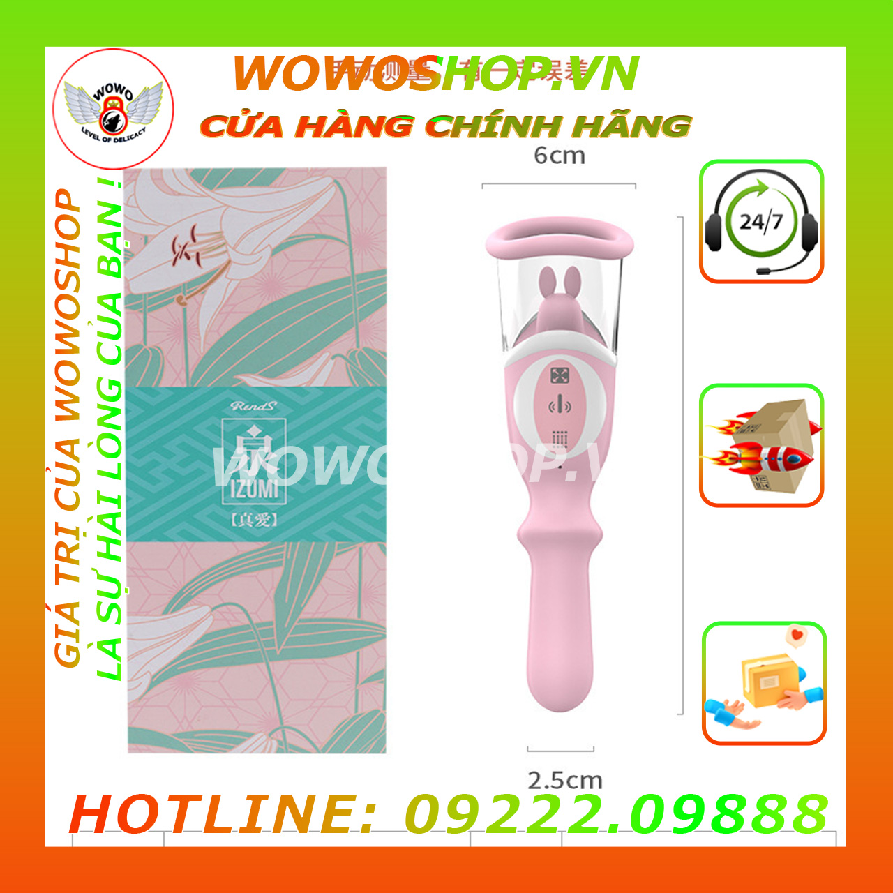 Đồ Chơi Người Lớn|Dụng Cụ Tình Yêu Nữ|Máy Massage Ngực|Wowoshop.vn