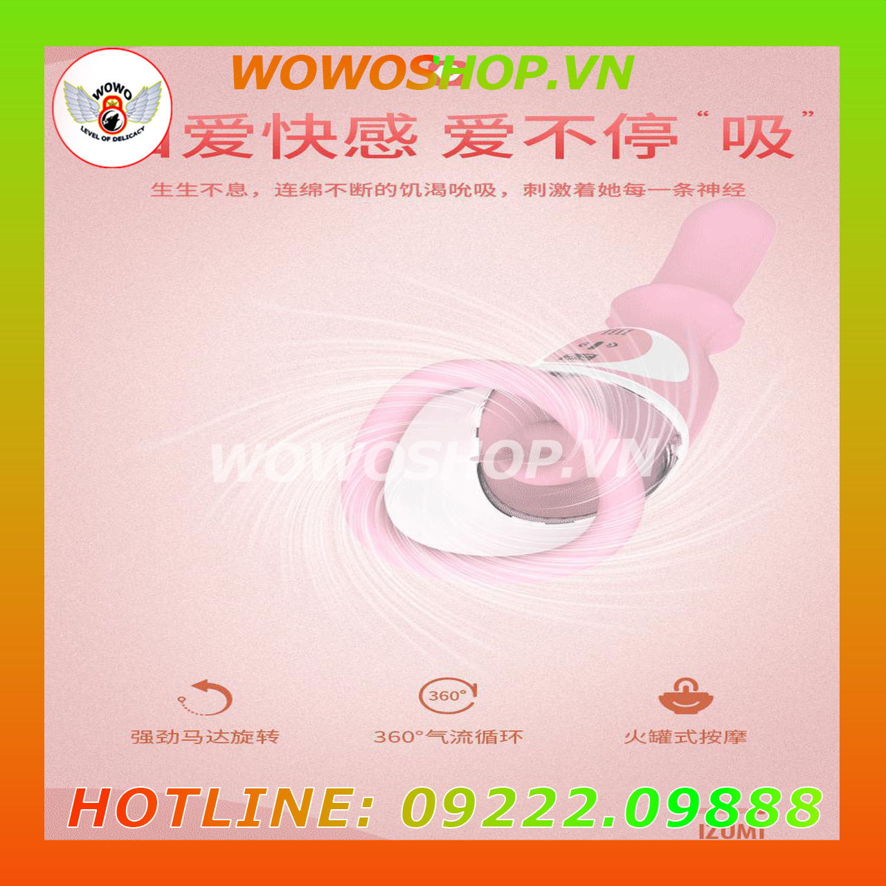 Đồ Chơi Người Lớn|Dụng Cụ Tình Yêu Nữ|Máy Massage Ngực|Wowoshop.vn