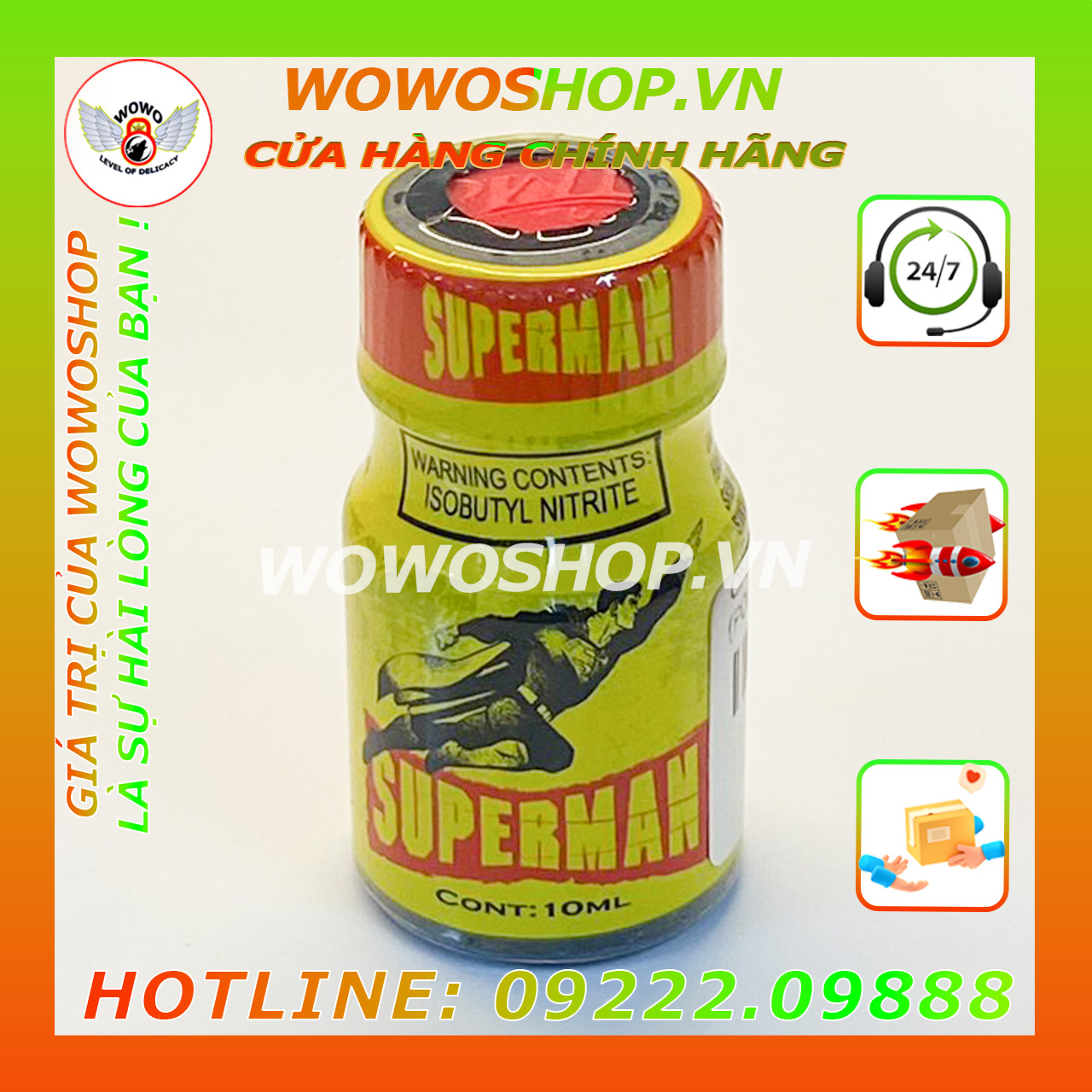 Popper|Chai Hít Popper|Popper Dành Cho Top Và Bot|Popper Jungle Juice|Superman|Wowoshop