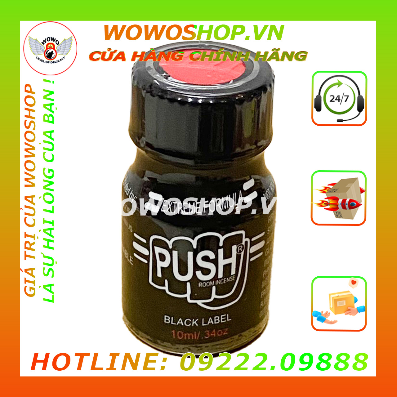 Popper|Chai Hít Popper|Popper Dành Cho Top Và Bot|Popper Jungle Juice|Push|Wowoshop