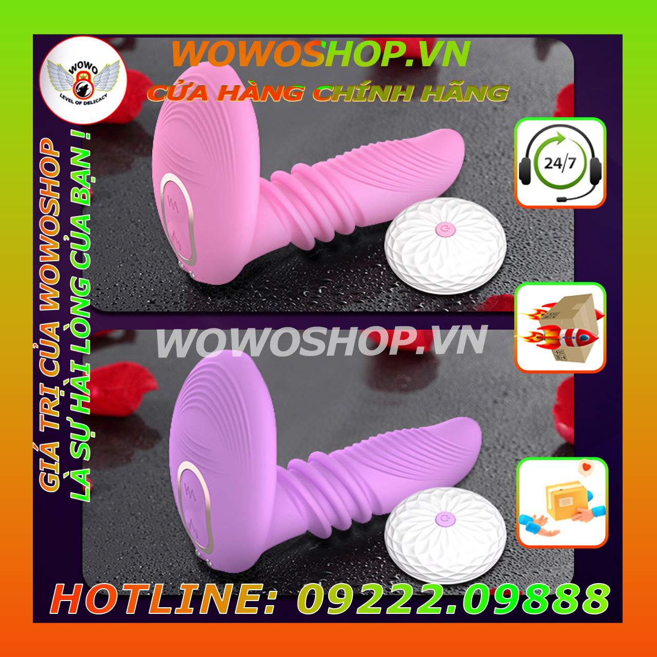 Đồ Chơi Người Lớn|Dụng Cụ Tình Yêu Nữ|Trứng Rung Tình Yêu|Quần Chip Rung|Wowoshop.vn