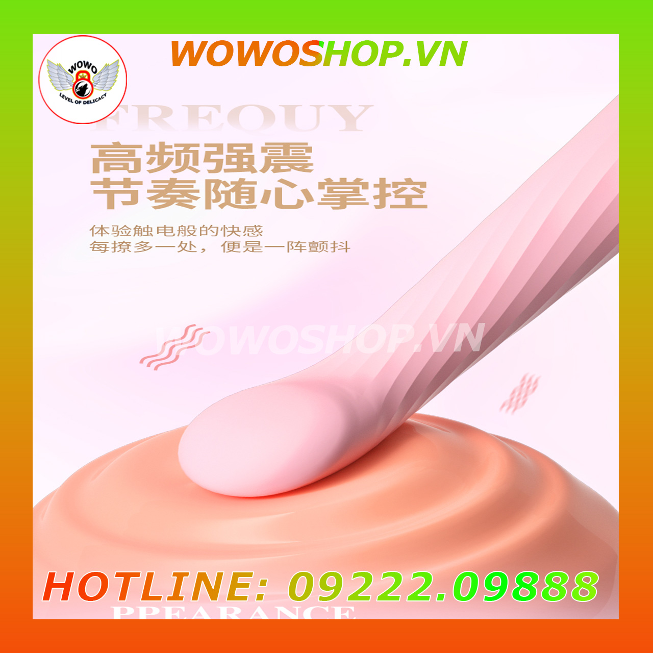 Đồ Chơi Người Lớn|Dụng Cụ Tình Yêu Nữ|Que Rung Tình Yêu|Wowoshop