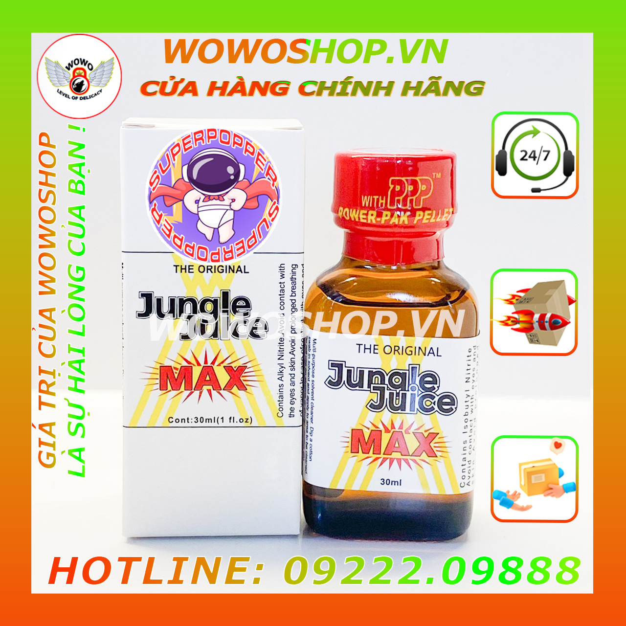 Popper|Chai Hít Popper|Popper Dành Cho Top Và Bot|Popper Jungle Juice|Super Popper|Jungle Juice Max|Wowoshop