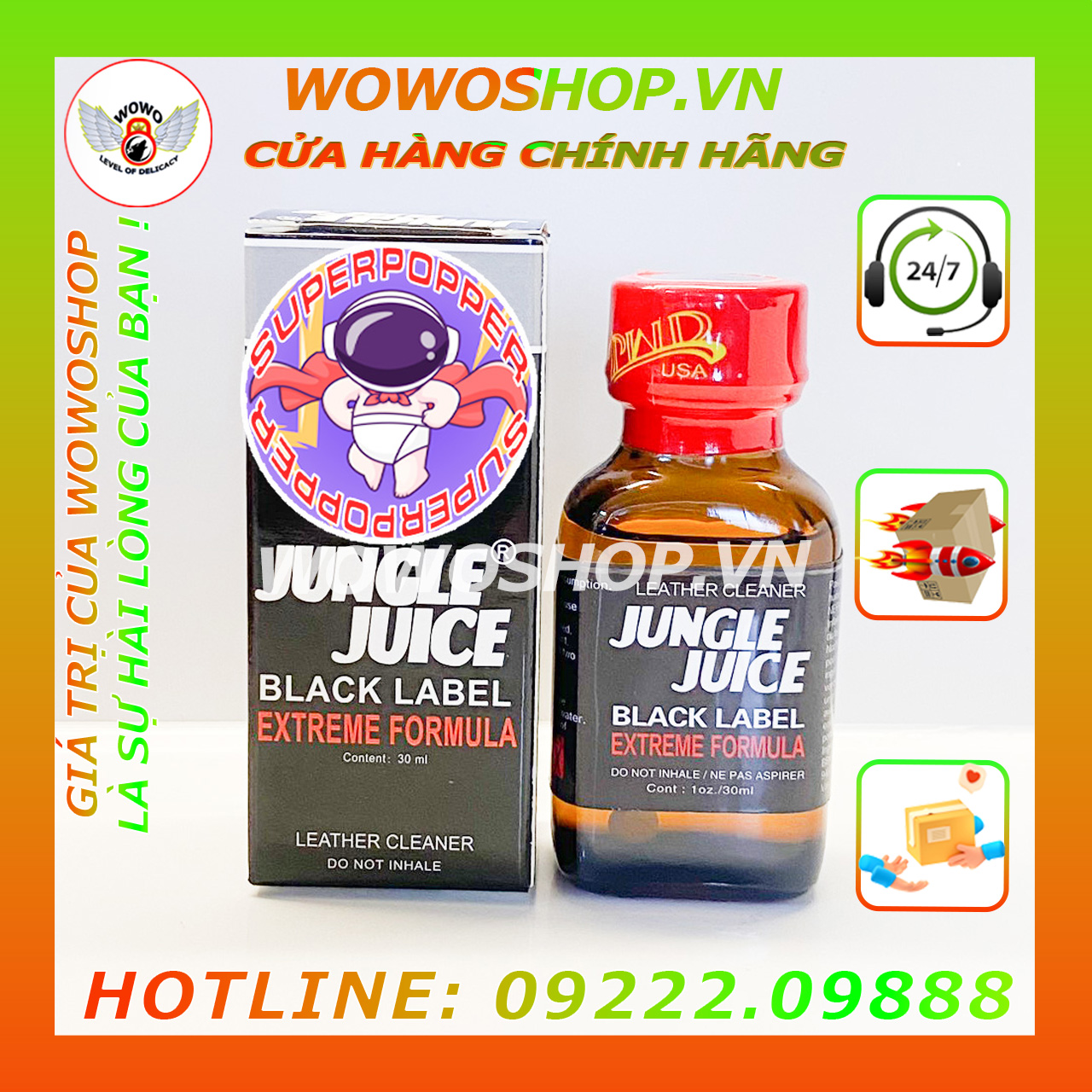 Popper|Chai Hít Popper|Popper Dành Cho Top Và Bot|Popper Jungle Juice|Super Poper|Wowoshop