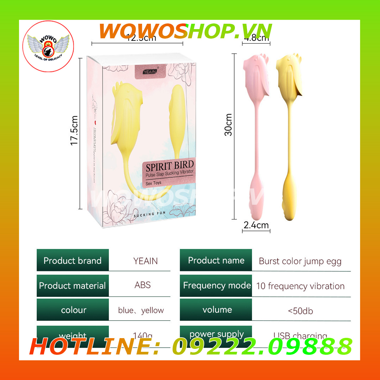 Đồ Chơi Người Lớn|Dụng Cụ Tình Yêu Nữ|Trứng Rung Tình Yêu|Wowoshop.vn