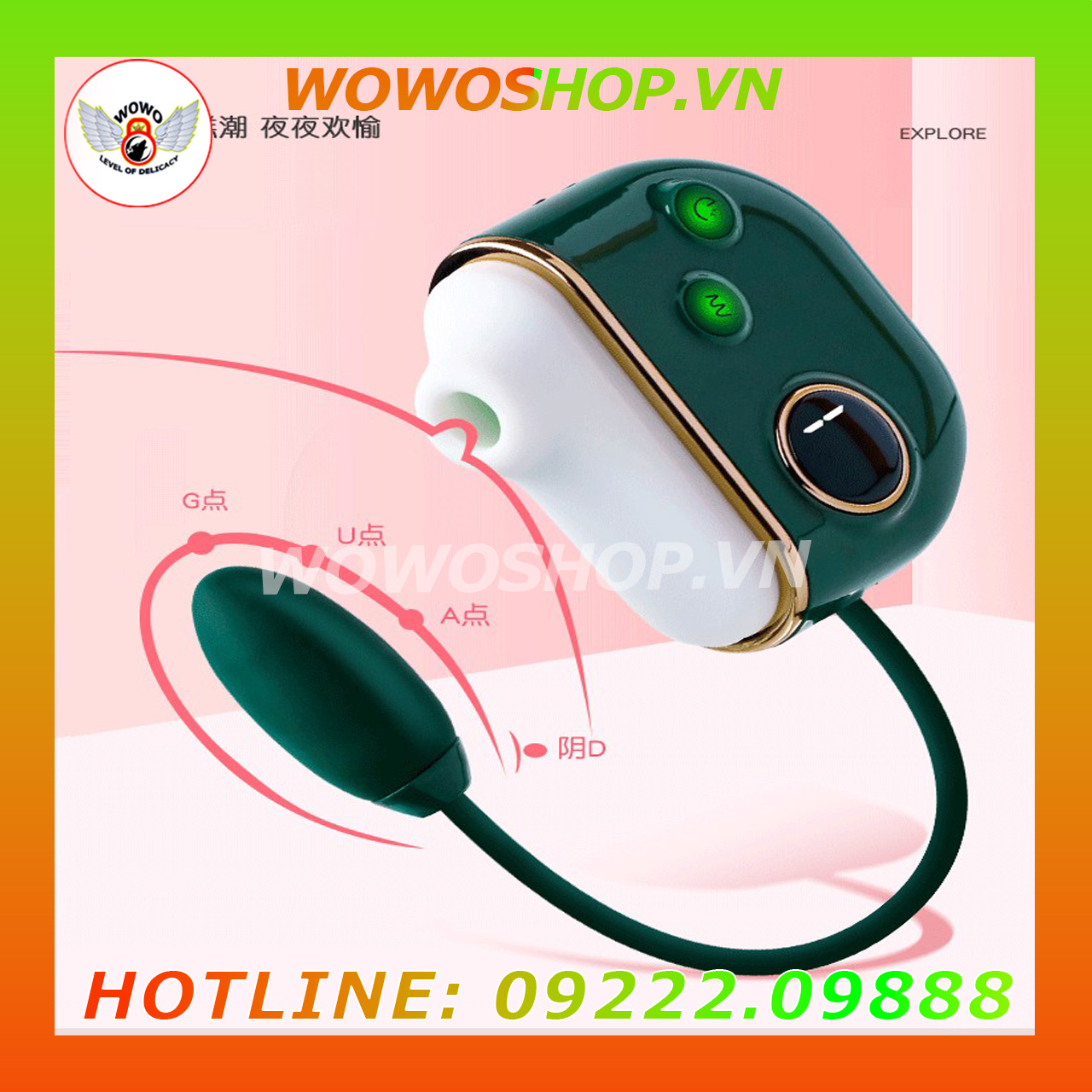 Đồ Chơi Người Lớn|Dụng Cụ Tình Yêu Nữ|Trứng Rung Tình Yêu|Wowoshop