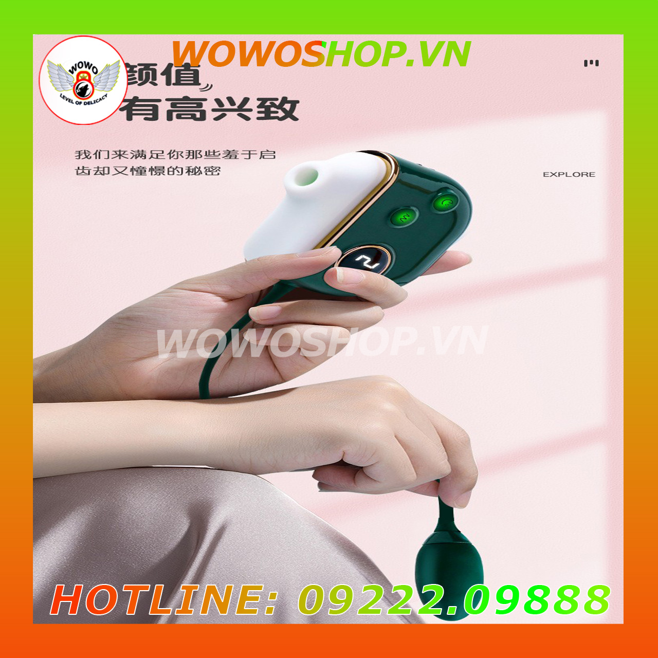 Đồ Chơi Người Lớn|Dụng Cụ Tình Yêu Nữ|Trứng Rung Tình Yêu|Wowoshop