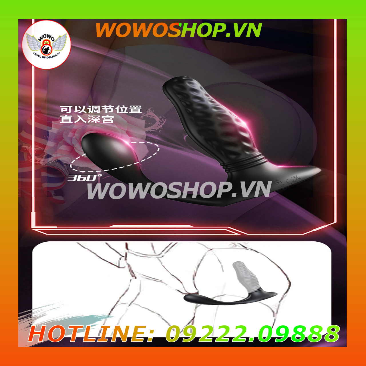 Đồ Chơi Người Lớn|Dụng Cụ Tình Yêu Nữ|Trứng Rung Tình Yêu|Wowoshop.vn