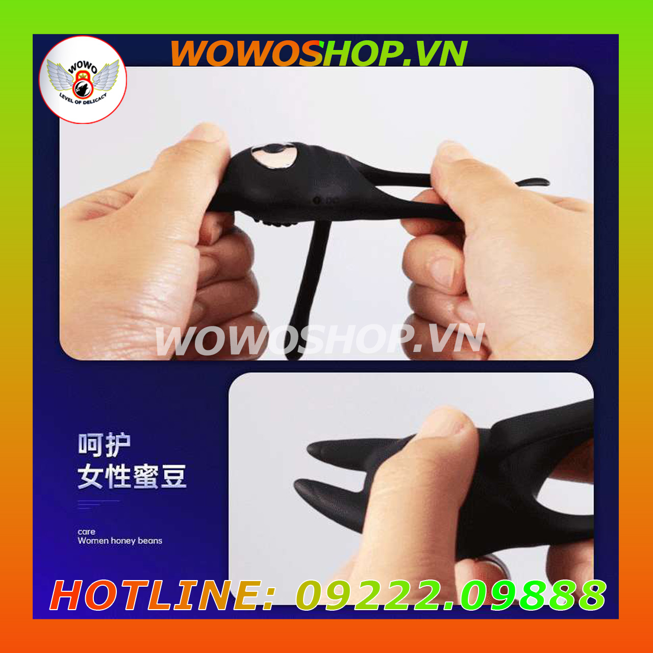 Đồ Chơi Người Lớn-Vòng Đeo Dương Vật-Vòng Rung Tình Yêu-Wowoshop.vn