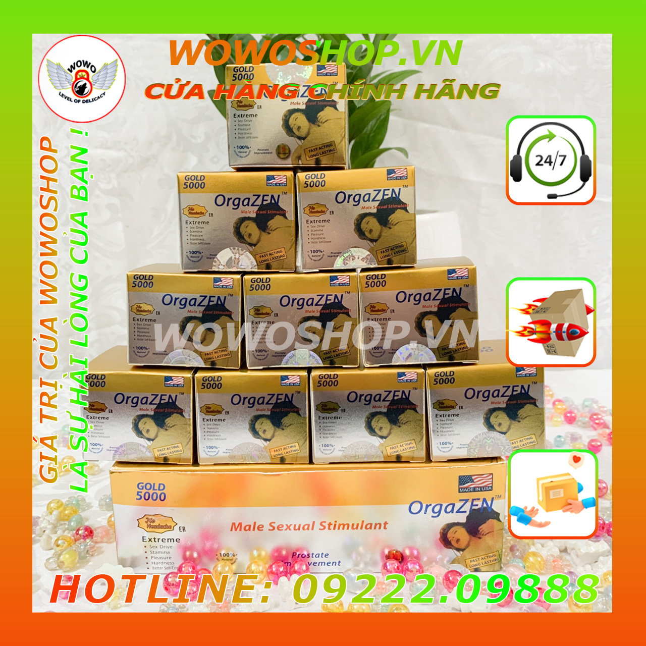 Cường Dương-Tăng Cường Sinh Lý-Thuốc Cường Dương Nam-Shop BCS-Thuốc Cường Dương Orgazen Gold 5000-Shop Bao Cao Su Quận 1