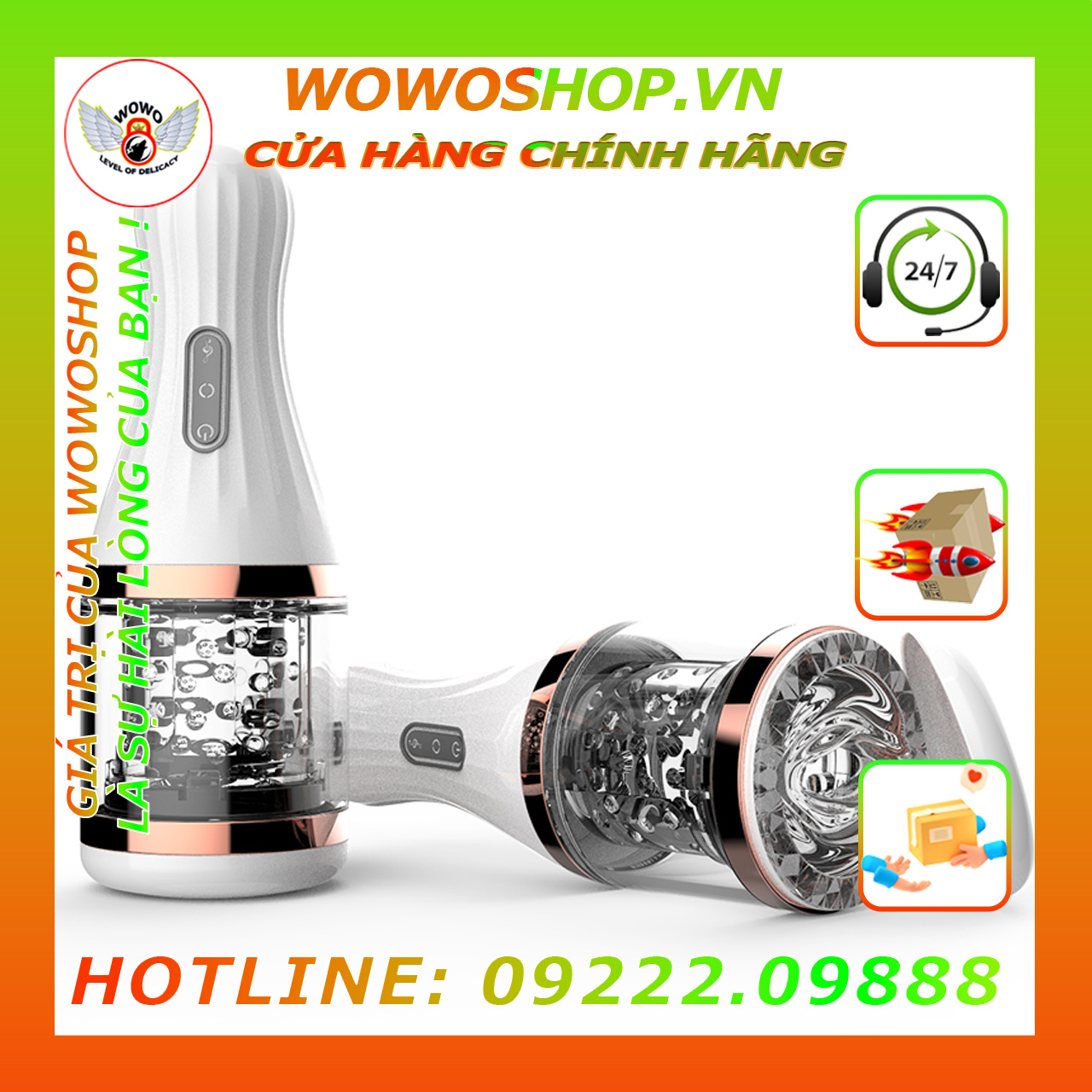 Đồ Chơi Người Lớn-Dụng Cụ Tình Yêu-Dụng Cụ Hỗ Trợ Tình Yêu-Âm Đạo Giả-Wolf Warrior-Shop Đồ Chơi Người Lớn Quận 8