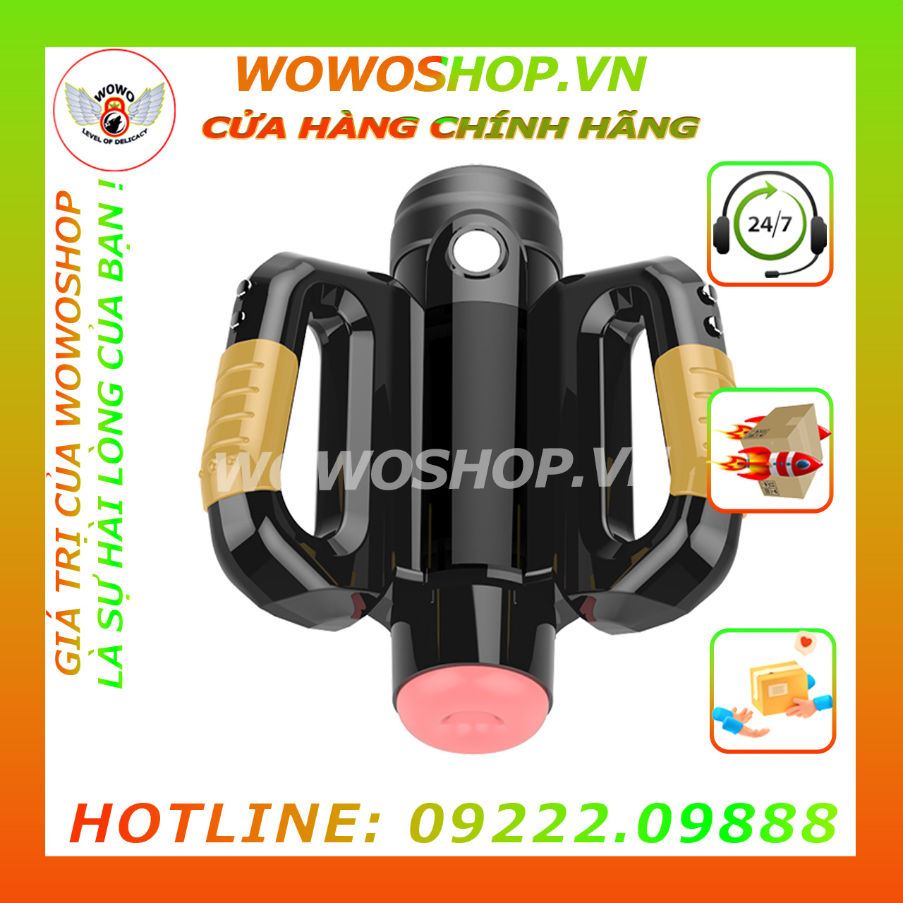 Đồ Chơi Người Lớn-Dụng Cụ Tình Yêu Nam-Âm Đạo Giả Cao Cấp Cầm Tay Hercules XQS.M01-Đồ Chơi Tình Yêu-Shop Đồ Chơi Quận 6