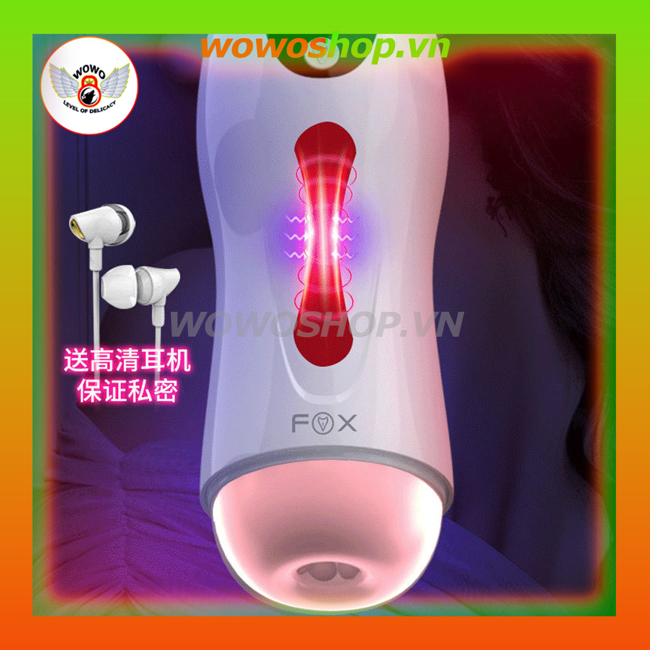 Âm Đạo Giả Cao Cấp-Đồ Chơi Âm Đạo Giả Giá Tốt-Âm Đạo Giả Fox 30 Đa Năng-Shop Đồ Chơi Quận 10-Wowoshop