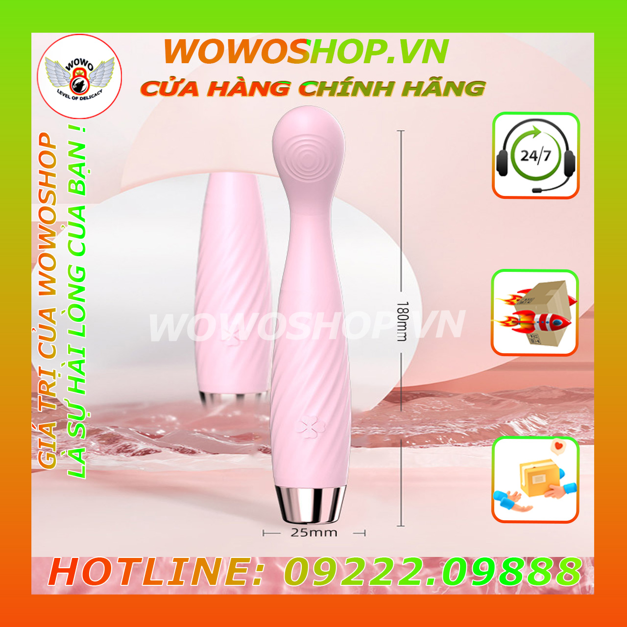 Đồ Chơi Người Lớn-Dụng Cụ Tình Yêu-Máy Rung Tình Yêu Nữ-Que Rung Tình Yêu-GOODP-Shop Đồ Chơi Người Lớn Quận 2