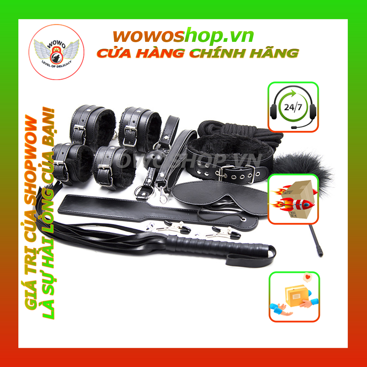 Dụng Cụ Tình Yêu-Bộ Dụng Cụ Bạo Dâm Cao Cấp Yeain SMBD 037-Shop Đồ Chơi Wowoshop Quận 6 TPHCM