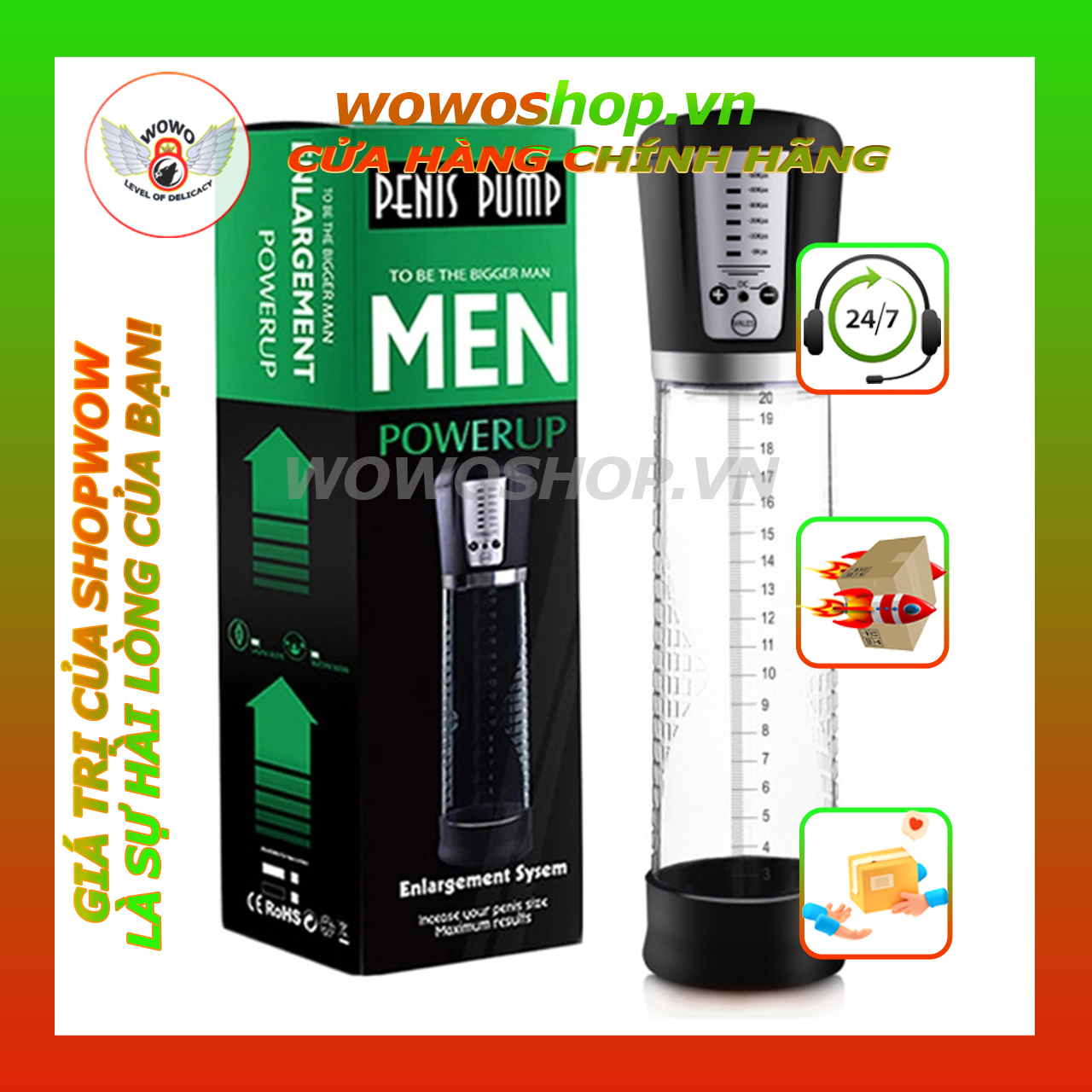 Đồ Chơi Cho Nam Cao Cấp-Máy Massage Dương Vật-Máy Tập Dương Vật Penis Pump-Shop Đồ Chơi Quận 1-Wowoshop