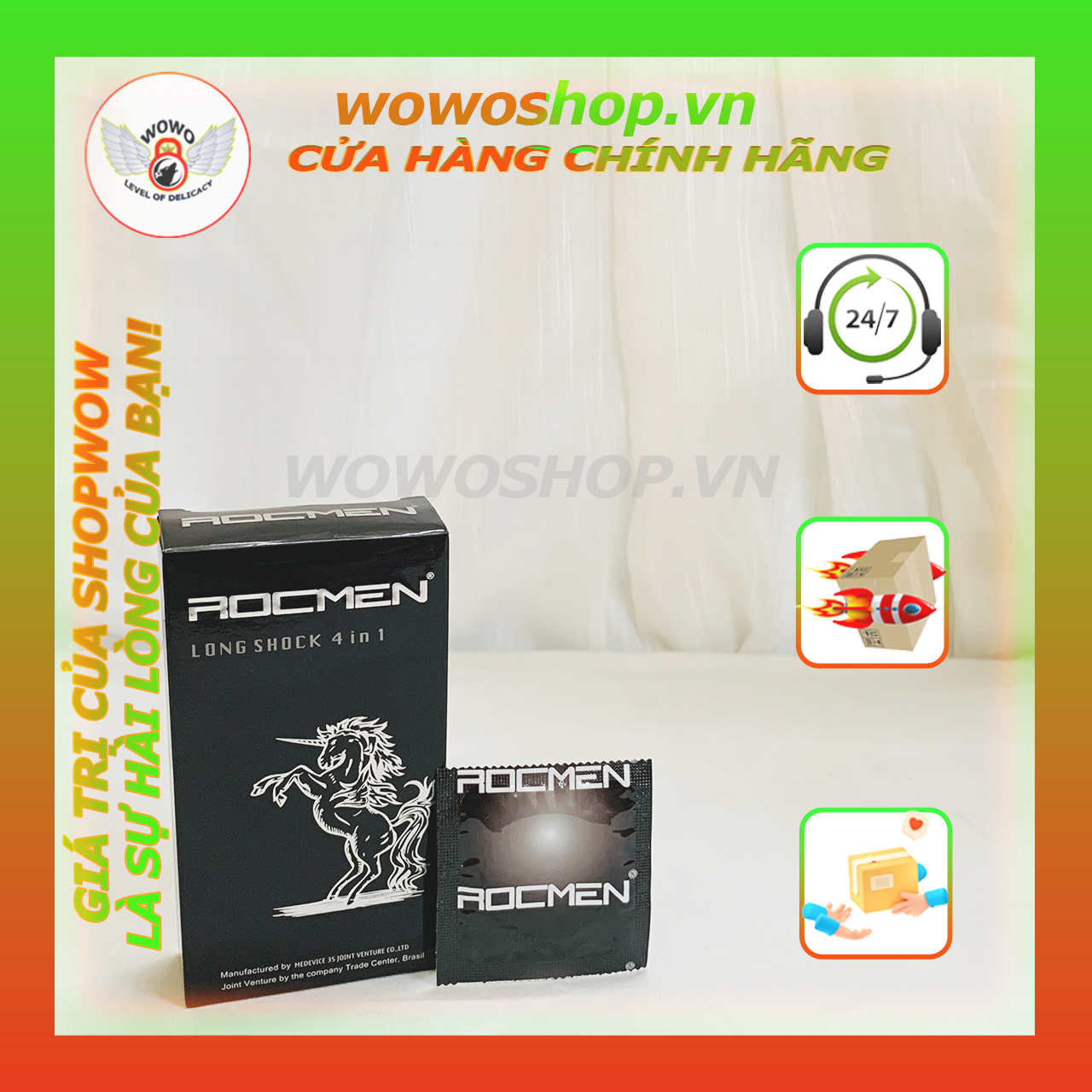 Bao Cao Su 4 in 1-Bao Cao Su Rocmen-Shop Bao Cao Su Quận 3 TPHCM