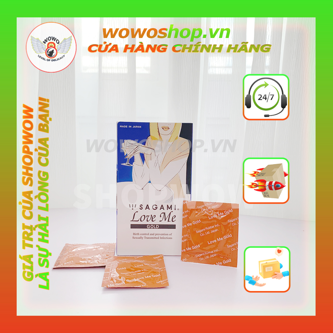 Shop Bao Cao Su-Shop Bao Cao Su TPHCM-Shop Bao Cao Su Sài Gòn-Bao Cao Su Sagami Love Me Gold Siêu Mỏng