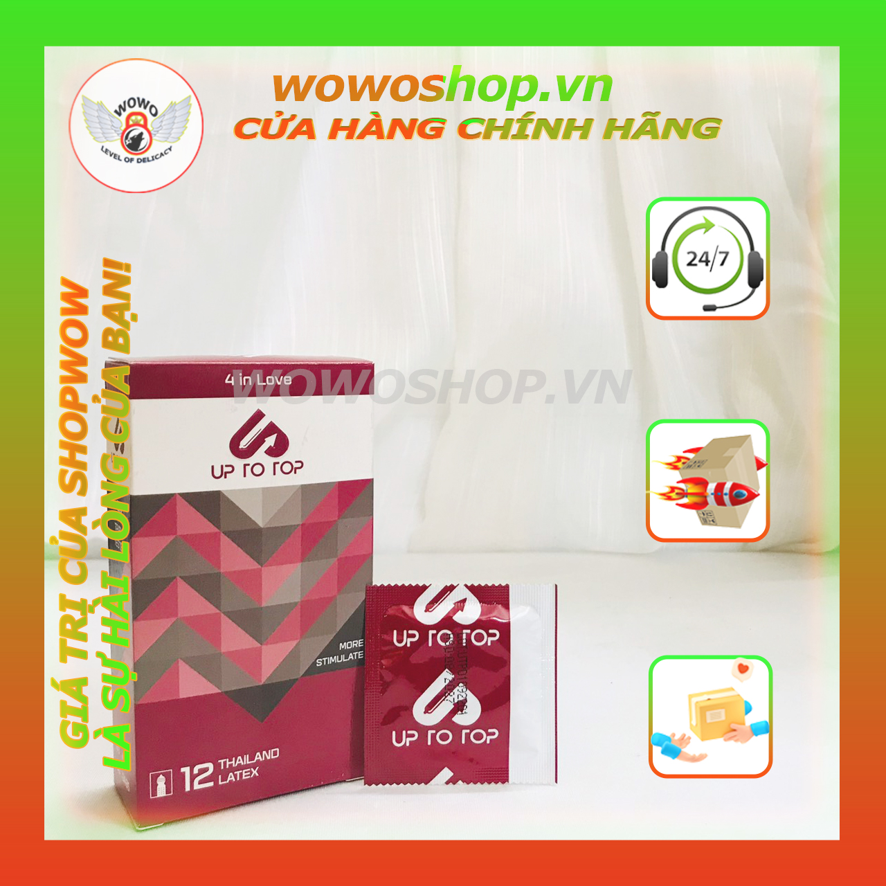 Shop Bao Cao Su TPHCM-Bao Cao Su Up To Top Siêu Mỏng-Shop Bao Cao Su Quận 1 Lớn Nhất Sài Gòn