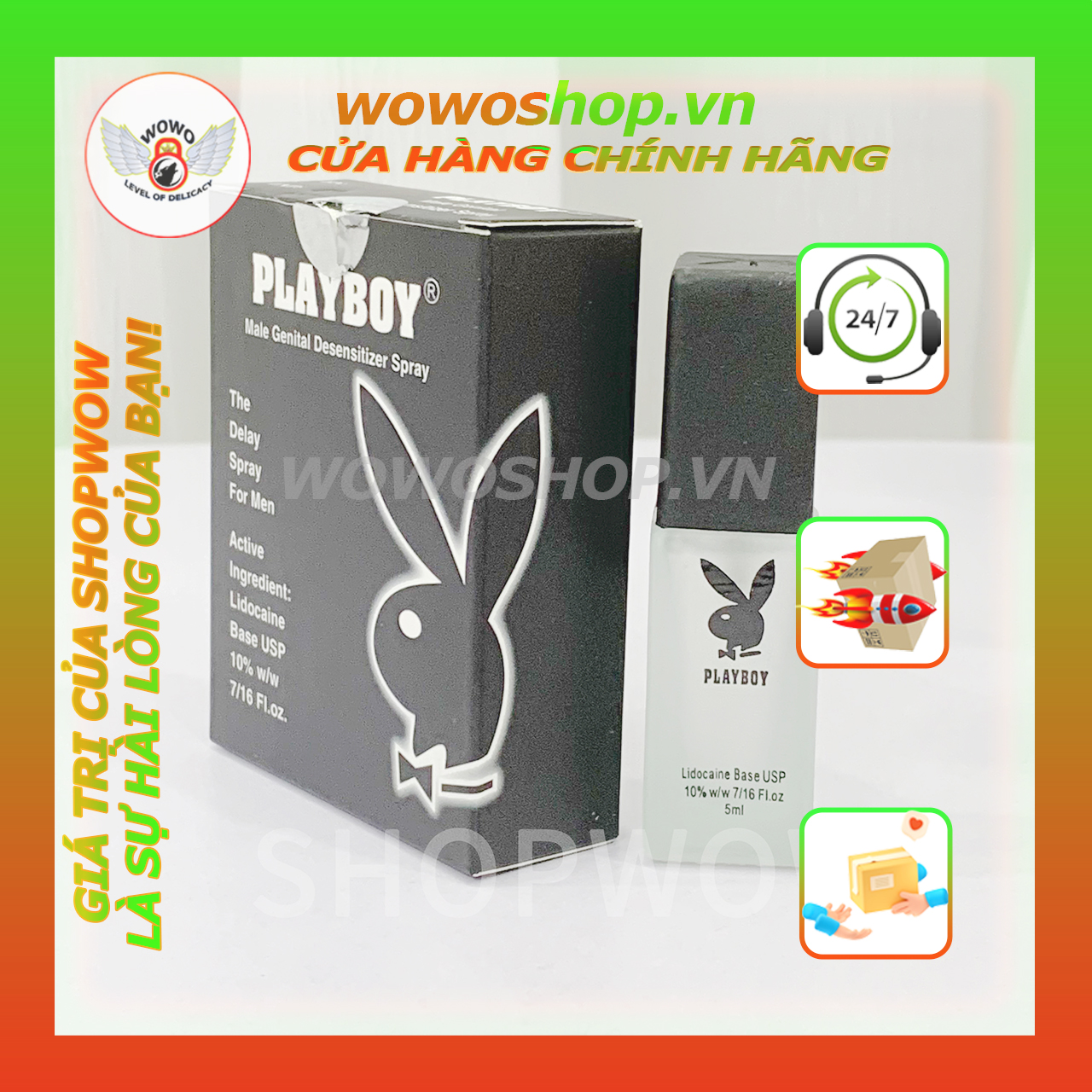 Thuốc Xịt Kéo Dài Thời Gian Quan Hệ-Thuốc Xịt Lâu Ra-Thuốc Xịt Playboy Đen-Shop Bao Cao Su Quận 11-Wowoshop