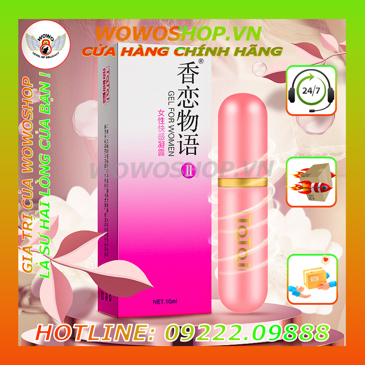 Gel Bôi Trơn Kích Thích-Gel Kích Thích Nữ-Gel Tăng Khoái Cảm Cho Nữ-Gel For Women 10Ml