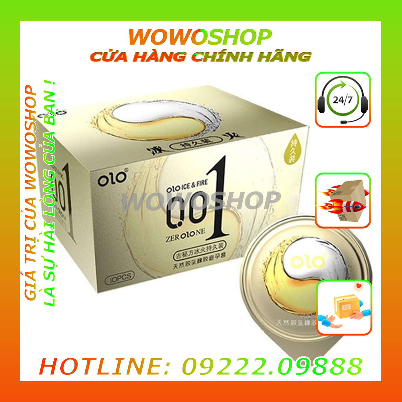 Bao Cao Su-Bao Cao Su Siêu Mỏng-Bao Cao Su Bao Cao Su Olo Ice And Fire Lasting–Siêu Mỏng 001Mm-Cảm Giác Băng Hỏa Đan Xen-Kéo Dài Cuộc Yêu-Hộp/10 Cái