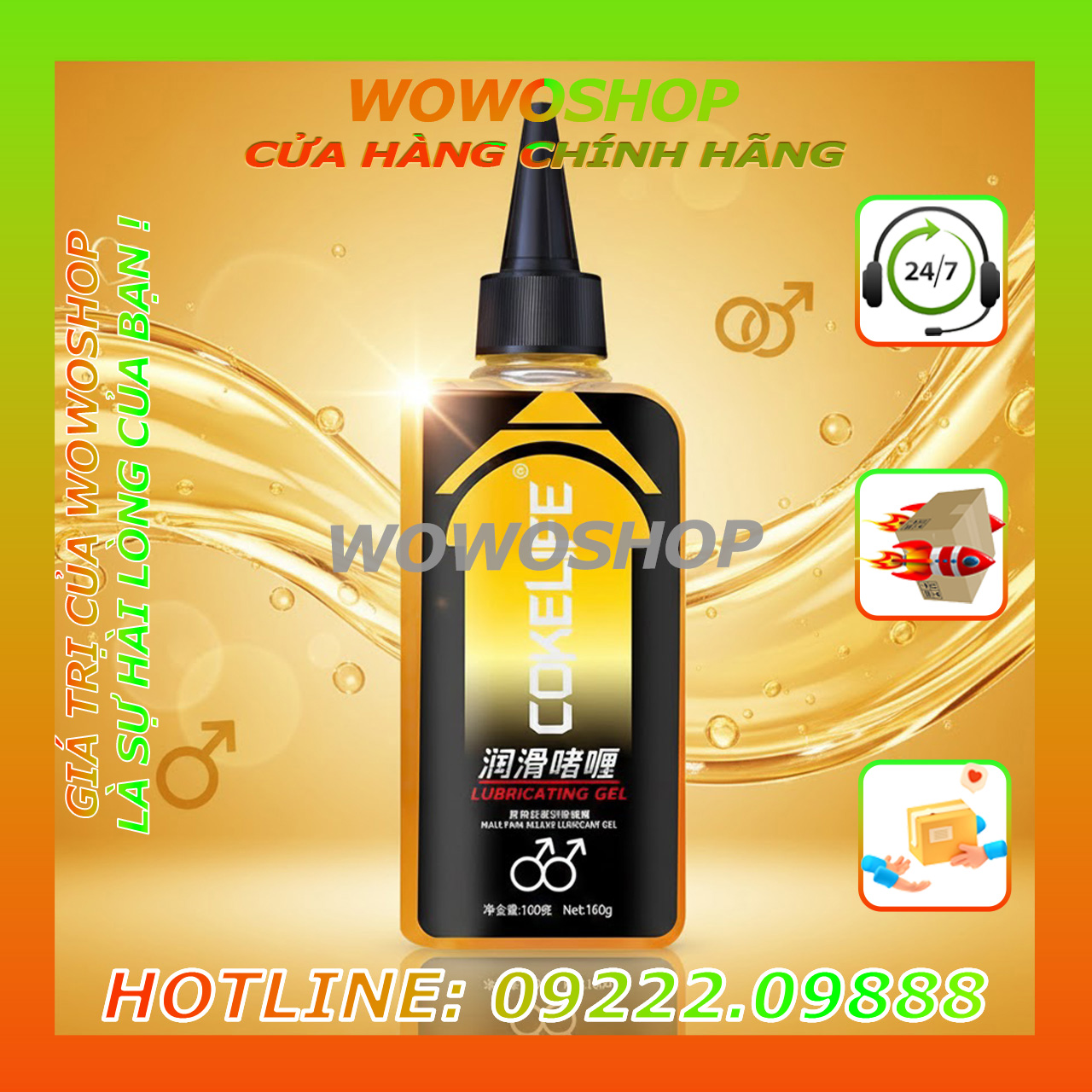 Gel Bôi Trơn Cokelife Male Pain–Gel Trơn Giảm Đau-Cảm Giác Trơn Tru Gấp Nhiều Lần Gel Thông Thường-Gel Cốc Nước 85ml